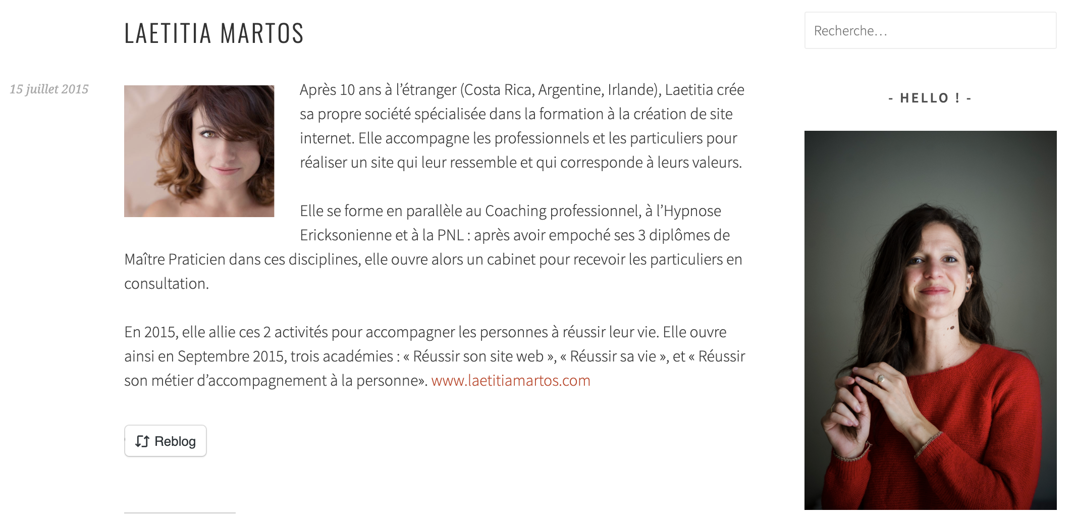 Laetitia Martos chateau entrepreneur